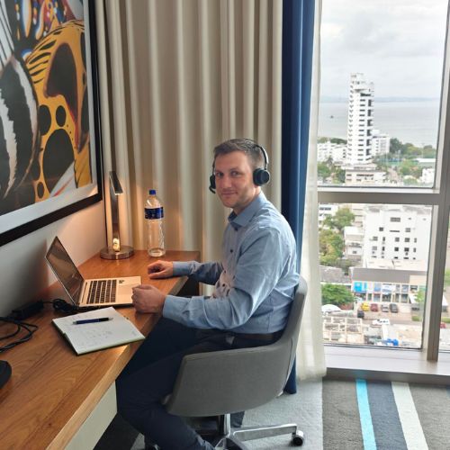Matthias Rubner auf Workation bei Data at Work-IT Diensteleister bei Hannover
