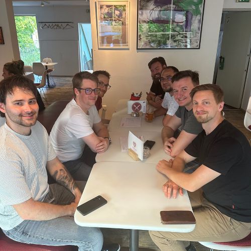 Mitarbeiter bei Data at Work beim Sommerfest