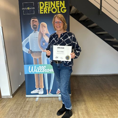 Simone feiert Jubilaeum bei Data at Work-IT Dienstleister in Bad Muender